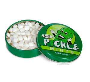 dill pickle mints