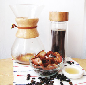 Maple bacon smoked coffee