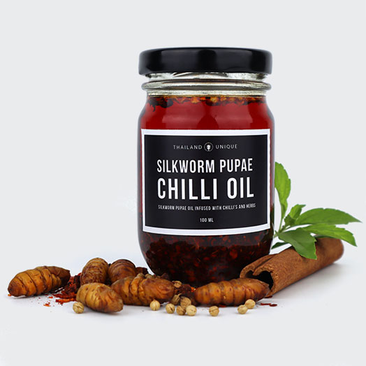 Silkworm Pupae Chilli Oil - Bombyx Mori